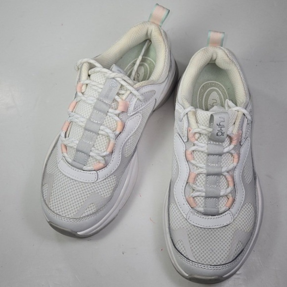 Ryka Noriko Women's Sneakers White/Pink Size 5.5M